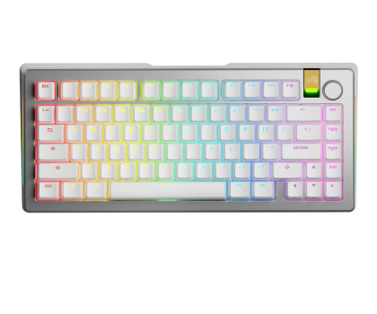 Klawiatura bezprzewodowa Glorious GMMK 3 PRO HE 75% Wireless Silver - US